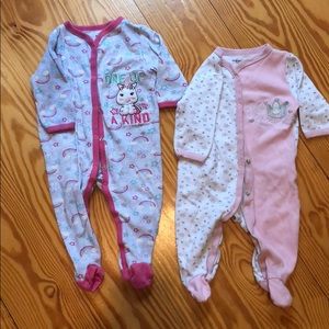 Baby footie pajamas